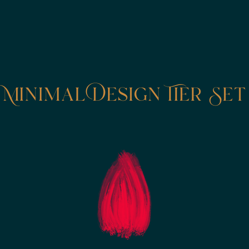 Minimal Design Tier Set